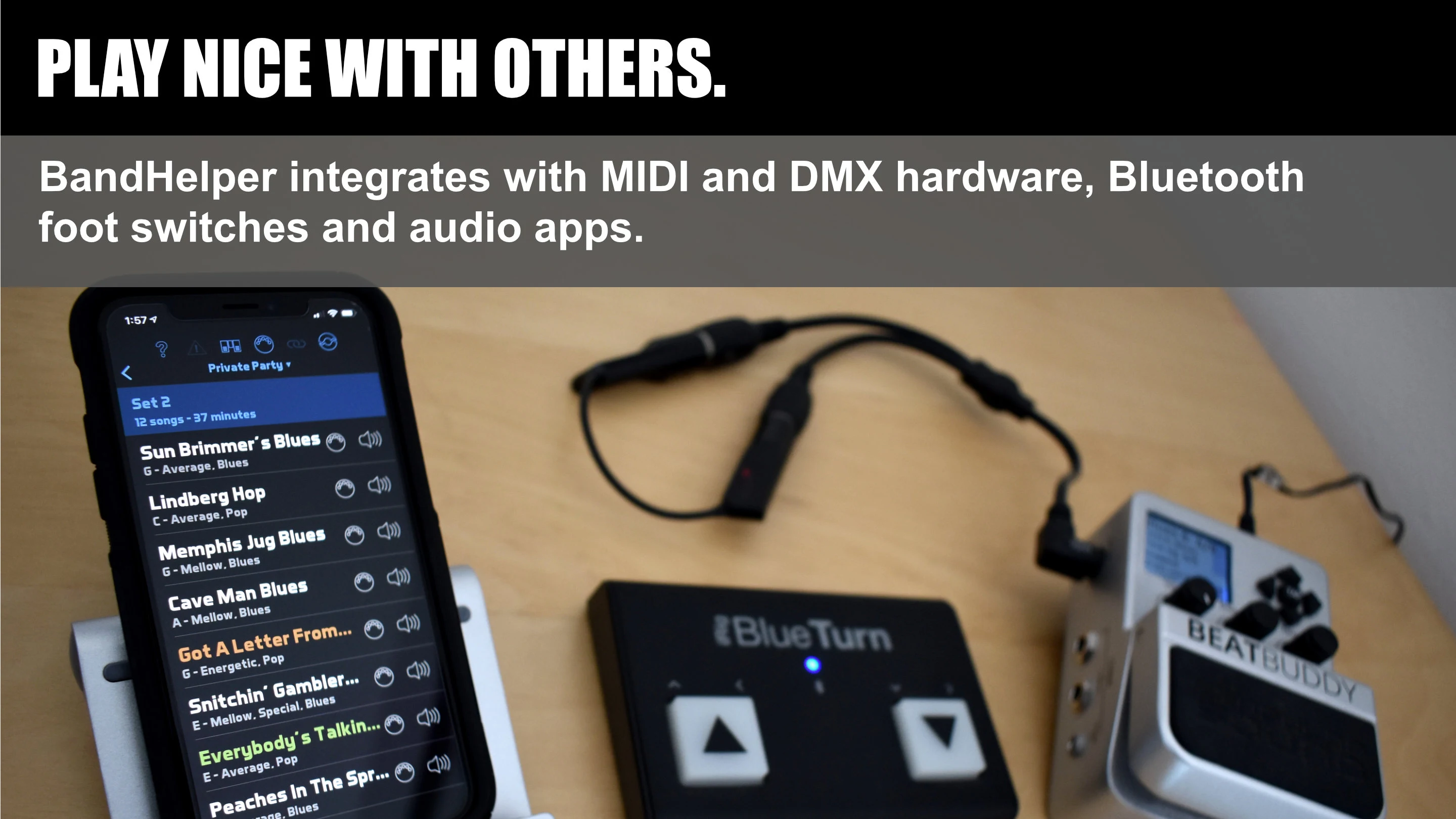 BandHelper screenshot