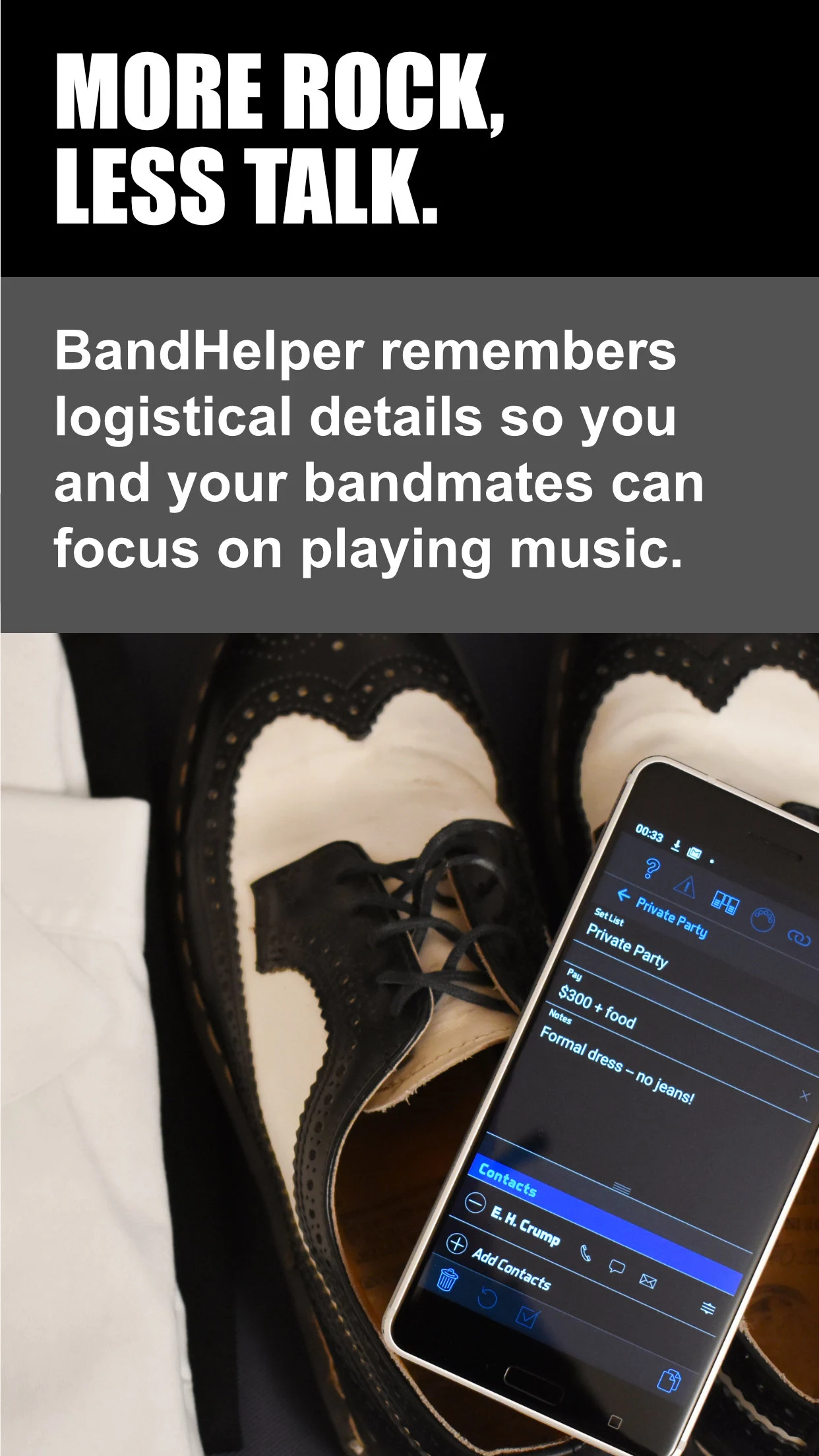 BandHelper screenshot